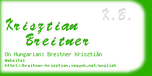 krisztian breitner business card