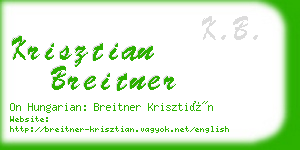 krisztian breitner business card